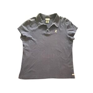 Walt Disney World XXL Polo Shirt Mickey Mouse Embroidered Gray Purple Casual‎